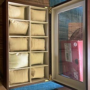 Cherry wood watch case